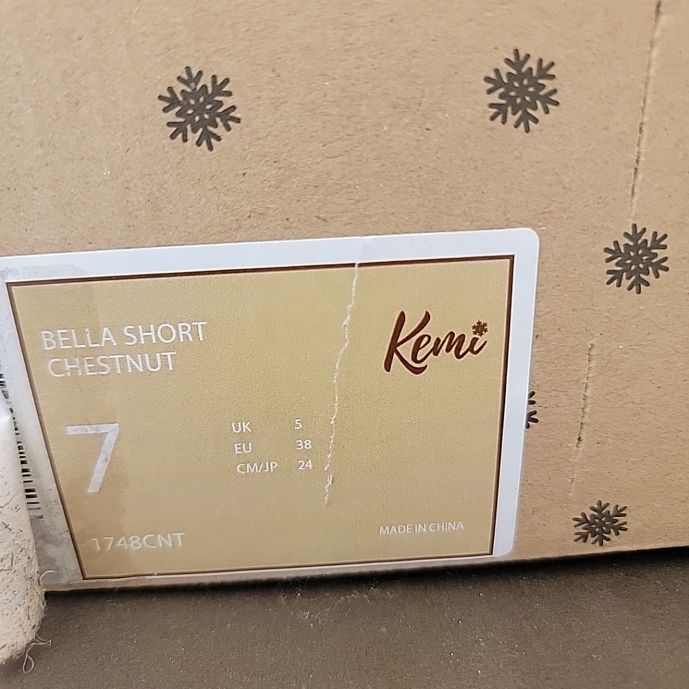 Kemi Women's Classic Bella Short Fashion Winter Boots Genuine suede upper - Picture 11 of 13